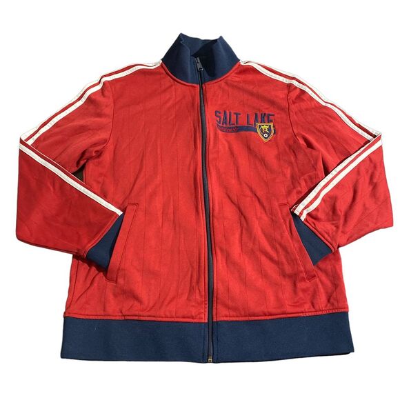 Adidas Real Salt Lake‎ Track Jacket Men's Size L Multicolor A6N004 2014 - Picture 1 of 10